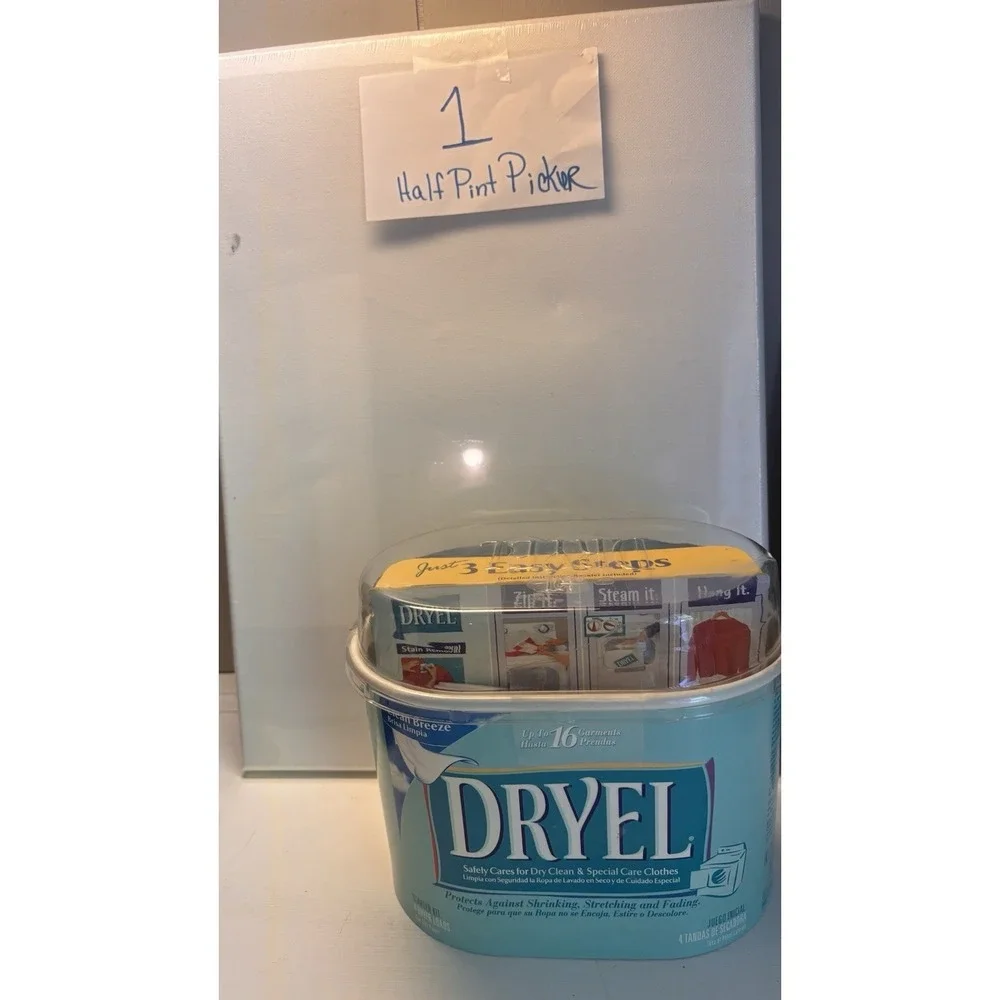 DRYEL-DRY-CLEAN-ONLY-FABRIC-CARE-STARTER-KIT-16 GARMENTS-12-DRYER-LOADS-RARE